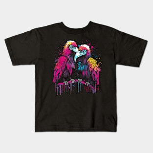 Vulture Couple Valentine Kids T-Shirt